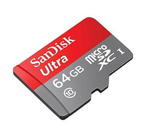 Sandisk Ultra 64gb Microsdxc Clase 10 Uhs Velocidad