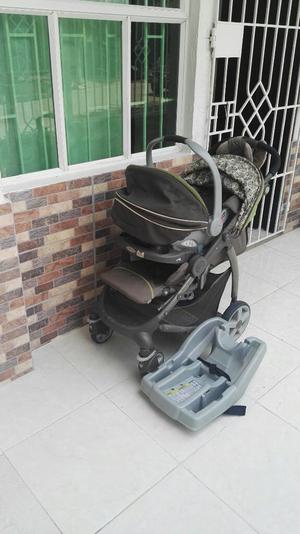 Coche con Silla para Carro Marca Graco