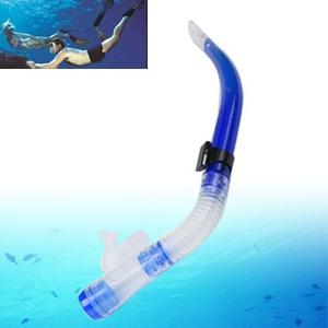 Tubo Snorkel Silicona Largo: 43cm Azul