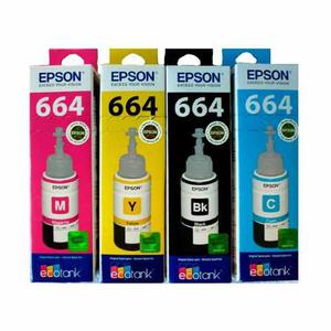 Tintas Epson 664 Original Stock En Todos Los Colores