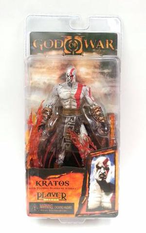 God Of War Kratos With Flaming Blades Of Athena Figura Neca