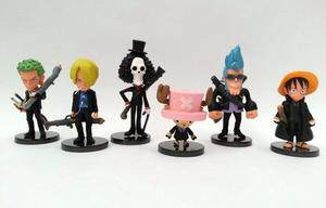 One Piece Sanji Colección X 6 Figuras Chibis
