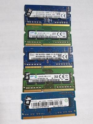 MEMORIAS PARA PORTATIL NUEVAS DDR3 Y DDR3L DE 2 GIGAS
