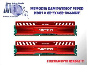Memoria Ram Ddr3 De 8.0gb Blindada Patriot  Mhz