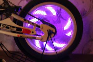 luz para llantas de bicicleta