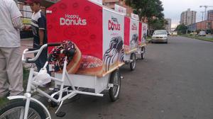 vendo triciclos y trailers para venta de donuts