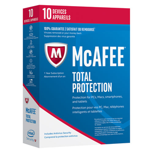 Licencia Mcafee Total Protection  Para 10 Equipos