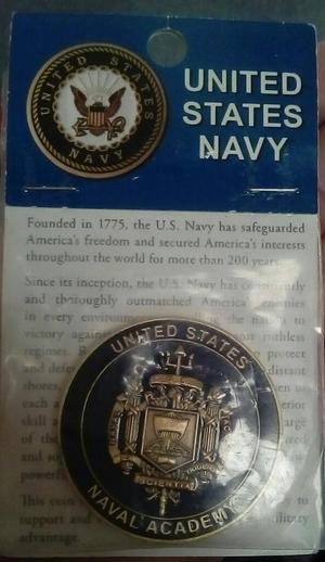Moneda Visita Academa Naval Usa