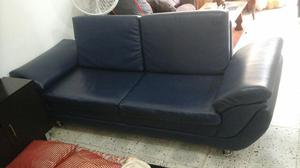 Sofa Grande Cuerina Azul