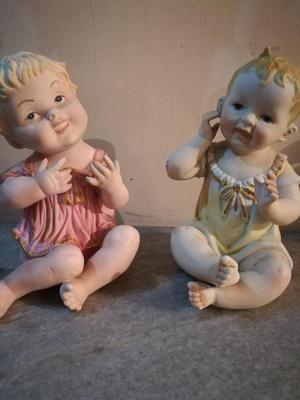 Dos Porcelanas de Bebes Antiguas