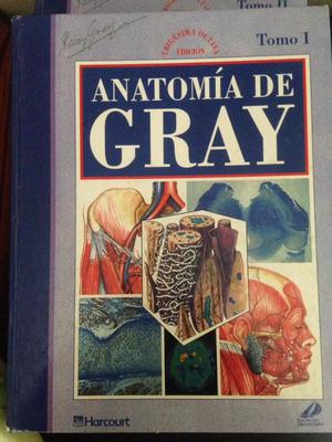 Libro de anatomia de gray tomo 1 y 2
