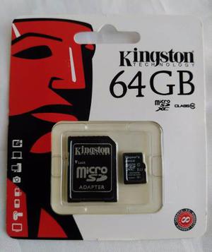 Memoria Kingston Microsd 64 Gb Original Clase 10