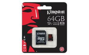 Memoria Micro Sd Kingston 64gb U3 4k