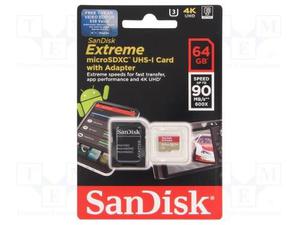 Micro Sd 64 Gb 4k Sandisk Extreme 90 X 60 Mb/s Original