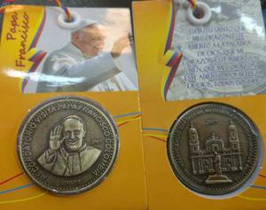 Monedas Visita Papá Francisco *12 Unidades