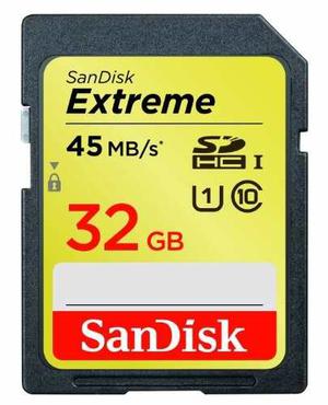 Sandisk Extreme 32gb Sdhc Class 10 Tarjeta De Memoria