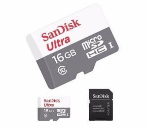 Tarjeta Microsd Sandisk Ultra Original 16gb Clase 10