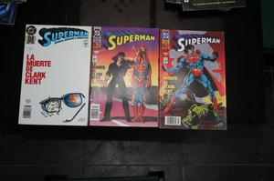 comic superman la muerte de clark kent los 3 ejemplares