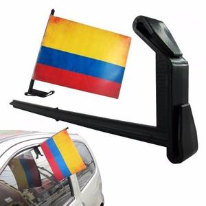 Bandera Colombia Con Soporte O Asta Para Autos