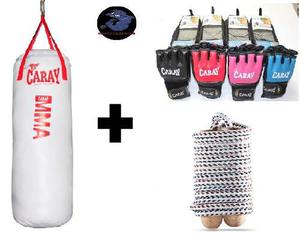 Saco De Boxeo Ufc Profesional+ Lazo Caray+guantes Mma