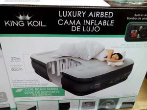 Colchon Bomba Electrica Queen Con Almohada Integrada