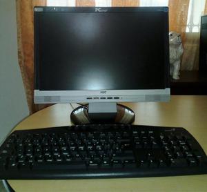 Vendo Monitor LCD AOC 716 Swx 17 pulgadas, teclado Genius.