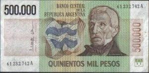 Argentina  Pesos Nd Serie A P309