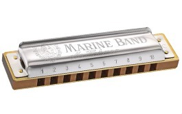 Harmónica Marine Band  Clásica Notas A B E F