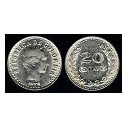 Moneda 20 Centavos Colombia 