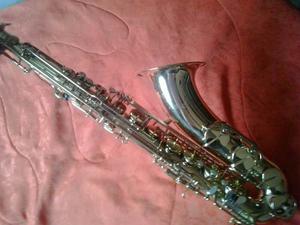 Saxofón Tenor Usa Original Dorado En Buen Estado Negociable