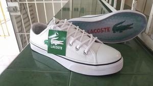 Tenis Lacoste Colores Blanco,negro,azul