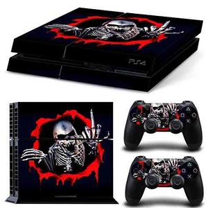 Vinyl Decal Protective Skin Cover Sticker For Sony Ps4 K20