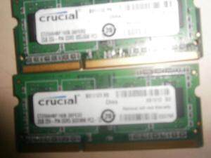 memorias Ram interna.