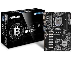 Board Asrock H110 Pro Btc+ Lga Bitcoin 13 Pci Express