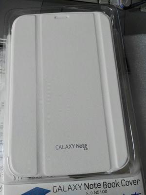 Book Cover Galaxy Note 8.0. N. Blanco-crema.