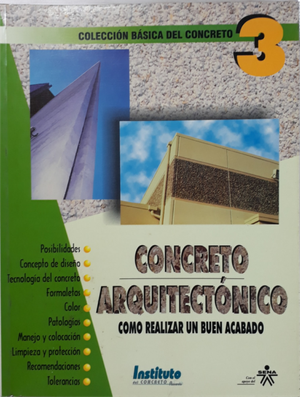 Colección Básica del Concreto 3 Concreto Arquitectónico