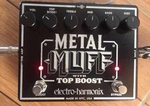 Metal Muff Pedal Distorsion, Adaptador 9V Y Cable Incluidos