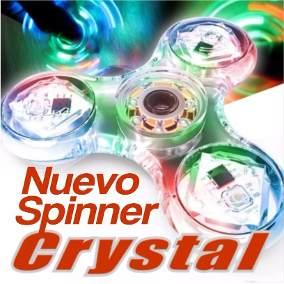 Spinner cristal luces led