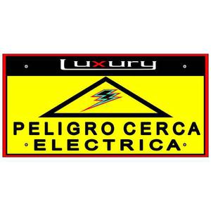Aviso De Peligro Cerca Eléctrica 10 X 20 Cm; Para
