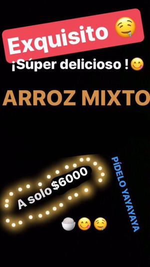 A LA VENTAAAAA AROZZ MIXTOOOO PARA MAÑANA DOMINGO A LA HORA