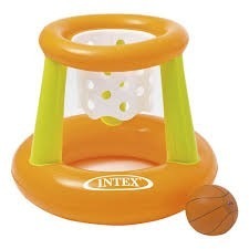 Canasta Baloncesto Balón Cancha Piscina Juego  Intex