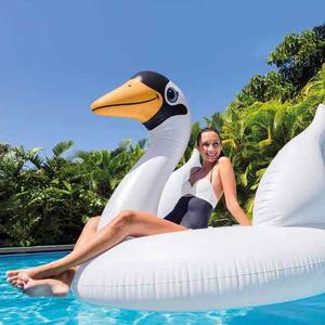 Flotador Cisne Blanco Intex  Grande 194x152 Cm