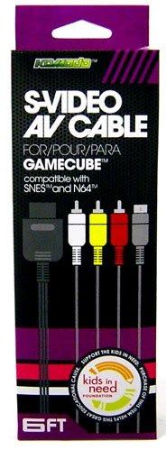Nintendo Gamecube Av Audio / Video / S-video Cable