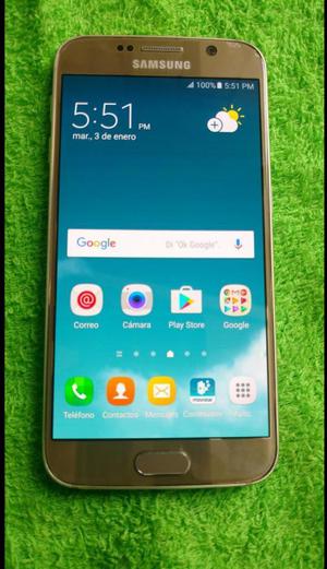 Samsung Galaxy S6,32 Gb Internas, Dorada