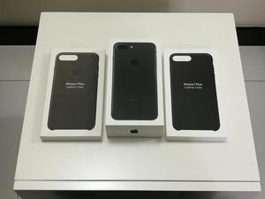 iPhone 7 Plus 256G con 2 Cases Apple en Cuero