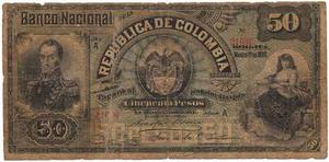 Banco Nacional 50 Pesos 