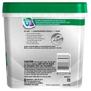 Cascade Platinum Actionpacs Lavavajillas Detergente