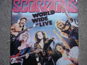 Vinilo Lp Acetato Scorpions World Wide Live