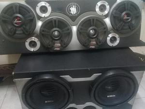 Cajon con Cornetas