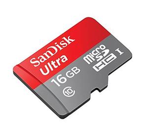 Sandisk Ultra 16gb Microsdhc Clase 10 Uhs Tarjeta De